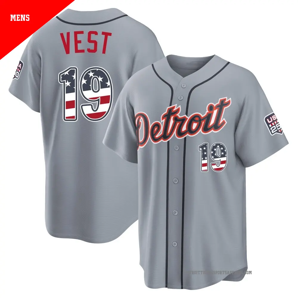 Will Vest Jersey, Tigers Will Vest Home, Away, City Connect
