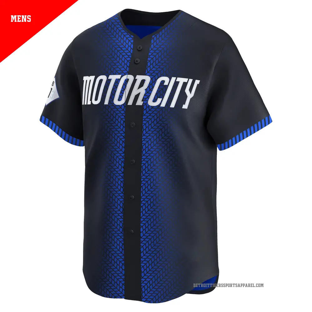 Men's #39 Zach McKinstry Detroit Tigers Blue Limited 2024 City